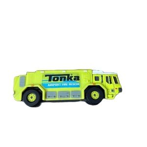 Tonka Airport Fire Rescue Vehicle - Bright Yellow Vintage 2013 Toy